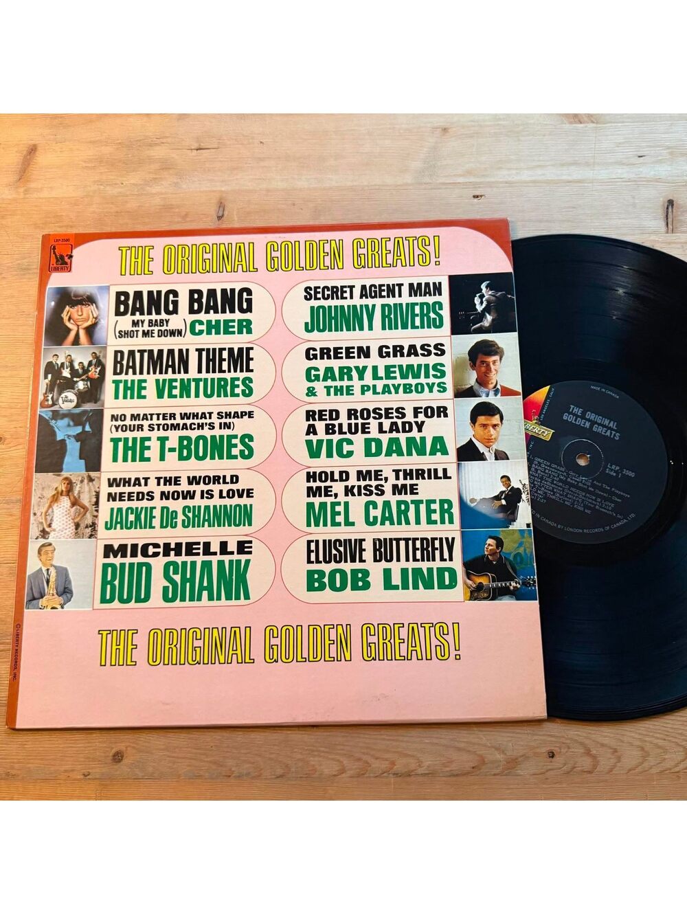 Various - The Original Golden Greats 33rpm VG+ VR24